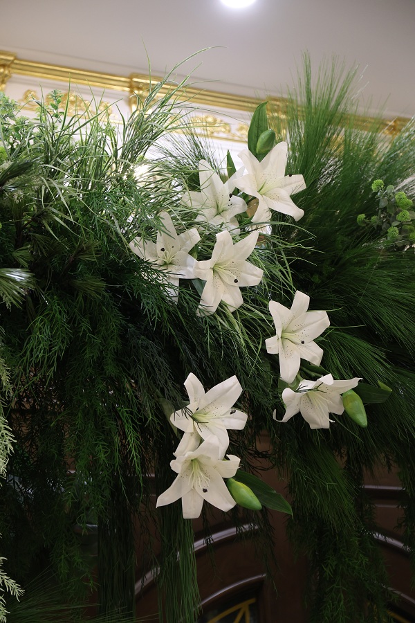 KHÔNG GIAN CƯỚI SANG TRỌNG TẠI CB DIAMOND PALACE – DẤU ẤN HOA VẢI MIDORI - Ảnh 5