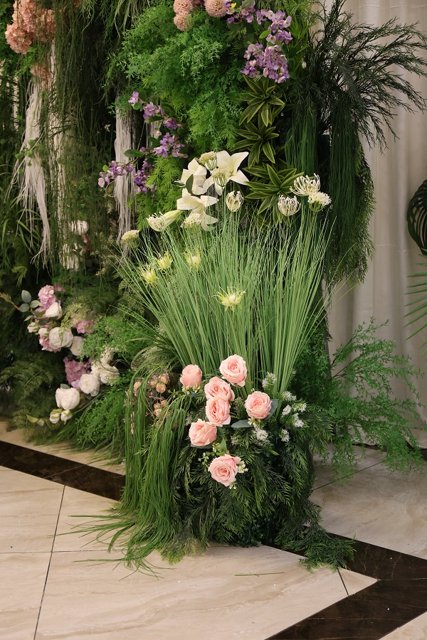 KHÔNG GIAN CƯỚI SANG TRỌNG TẠI CB DIAMOND PALACE – DẤU ẤN HOA VẢI MIDORI - Ảnh 11