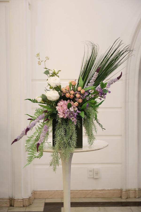 KHÔNG GIAN CƯỚI SANG TRỌNG TẠI CB DIAMOND PALACE – DẤU ẤN HOA VẢI MIDORI - Ảnh 7