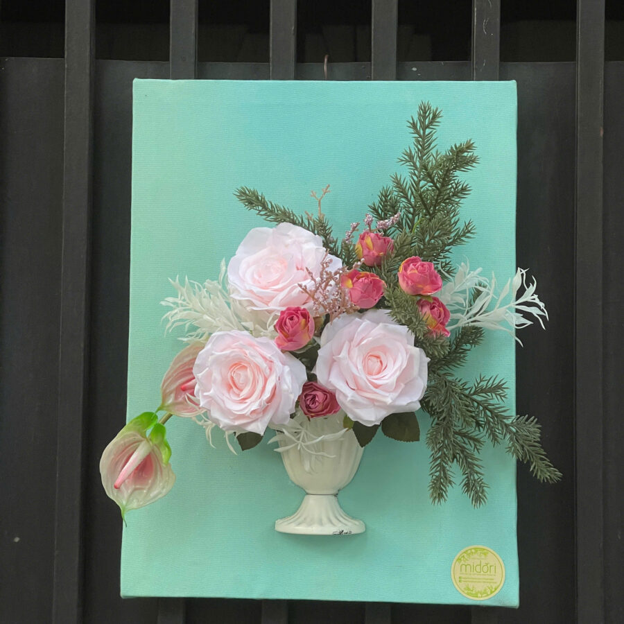 Tranh hoa hồng bi - LC